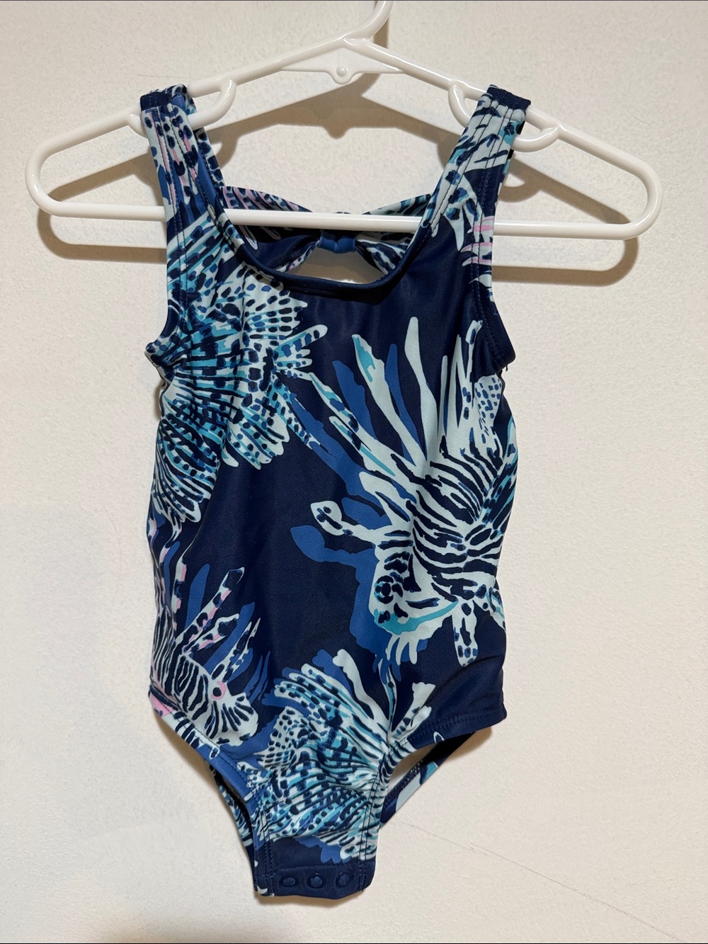 Carter's Navy and Aqua One-Piece Swim